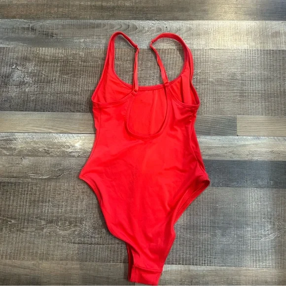 Recycled Swim Scoop Neck One Piece - Ruby - Skims - Picture 3 of 5